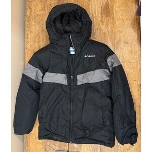 Columbia Youth XL(18/20) Black Puffer Winter Jacket w/ Outgrown System-Pre-Owned